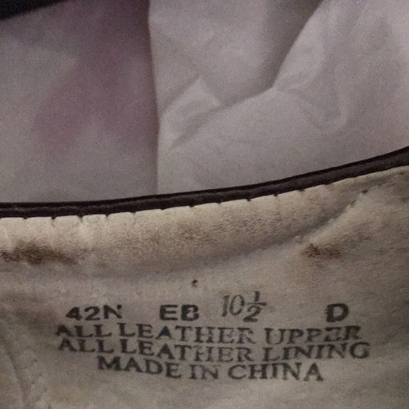 Vintage .Executive Division Haband Slip-on Shoes Brown Leather Sz 10.5 US EUC - Picture 3 of 8